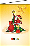 Kartka świąteczna BN1-071 - Kartki świąteczne dla firm