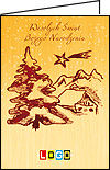 Kartka świąteczna BN1-087 - Kartki świąteczne dla firm