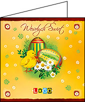 Kartka wielkanocna WN2-015 - Kartki świąteczne dla firm