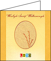 Kartka wielkanocna WN2-024 - Kartki świąteczne dla firm