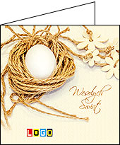 Kartka wielkanocna WN2-140 - Kartki świąteczne dla firm