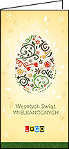 Kartka wielkanocna WN3-012 - Kartki świąteczne dla firm
