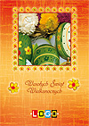 Kartka wielkanocna WZ1-053 - Kartki świąteczne dla firm