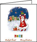 Wzór BN2-034 - Kartki z LOGO, Karnety świąteczne z LOGO - podgląd miniaturka