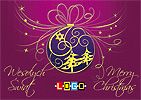 Wzór BZ1-329 - Kartki z LOGO, Karnety świąteczne z LOGO - podgląd miniaturka