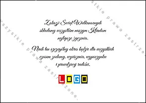 Kartka WZ1-141 Pomarańczowe pola i Happy Easter, tył